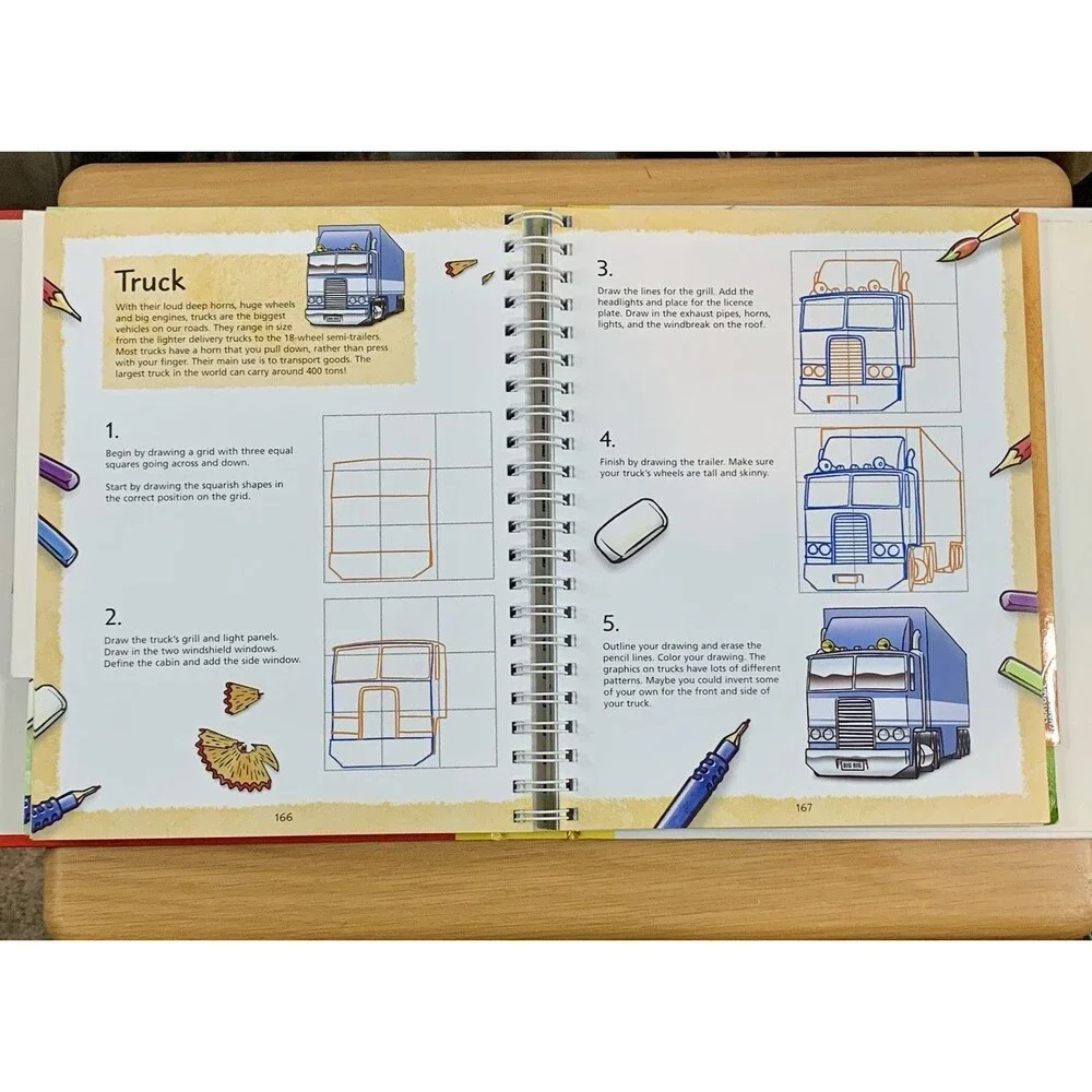 YOU CAN DRAW Learn Over 100 Drawings 8 Books Cars Animals Sea Insects Cartoon